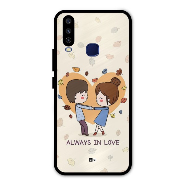 Always In Love Metal Back Case for Vivo V17