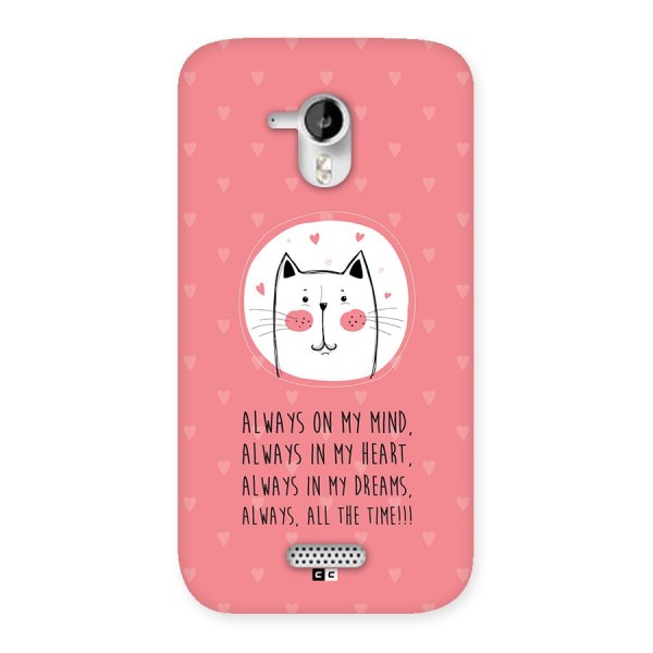 Always In Mind Back Case for Canvas HD A116