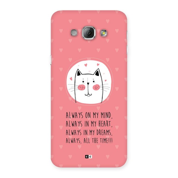 Always In Mind Back Case for Galaxy A8