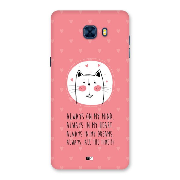 Always In Mind Back Case for Galaxy C7 Pro