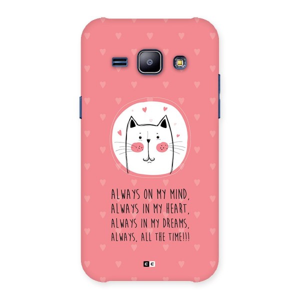 Always In Mind Back Case for Galaxy J1