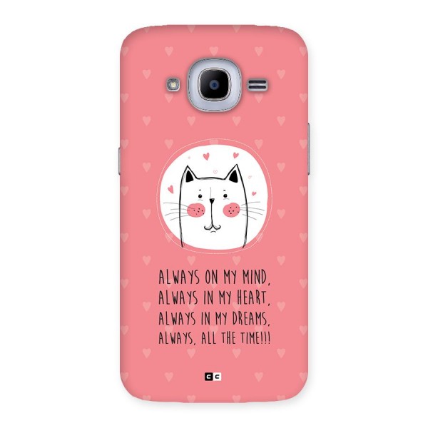 Always In Mind Back Case for Galaxy J2 2016