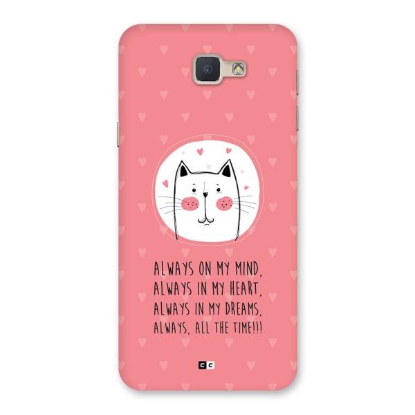 Always In Mind Back Case for Galaxy J5 Prime