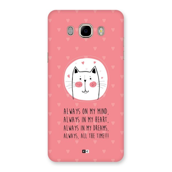 Always In Mind Back Case for Galaxy J7 2016