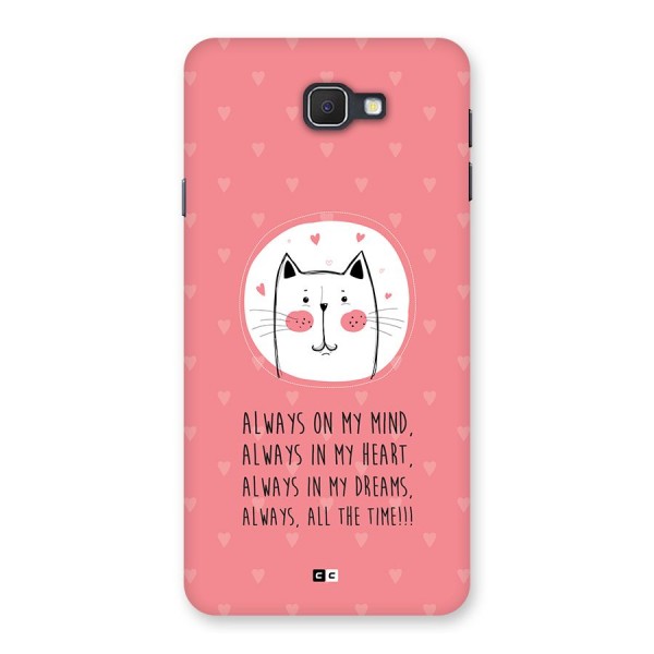 Always In Mind Back Case for Galaxy On7 2016