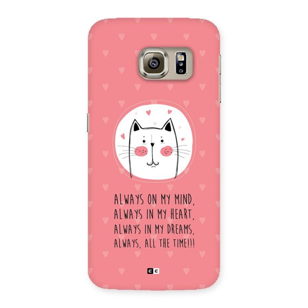 Always In Mind Back Case for Galaxy S6 Edge Plus