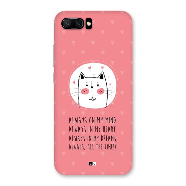 Always In Mind Back Case for Honor 10