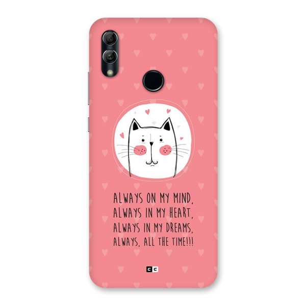 Always In Mind Back Case for Honor 10 Lite
