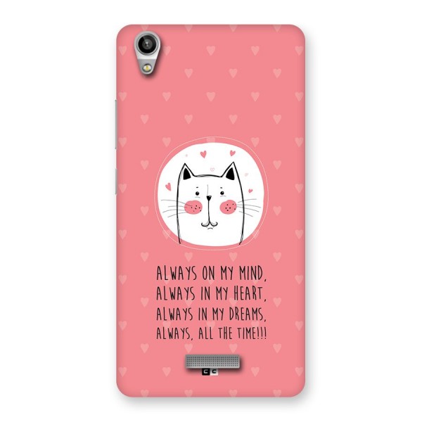 Always In Mind Back Case for Lava Pixel V1