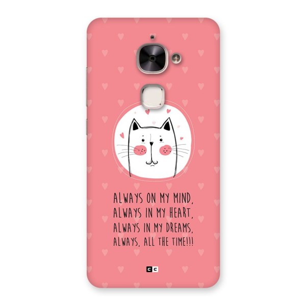 Always In Mind Back Case for Le 2