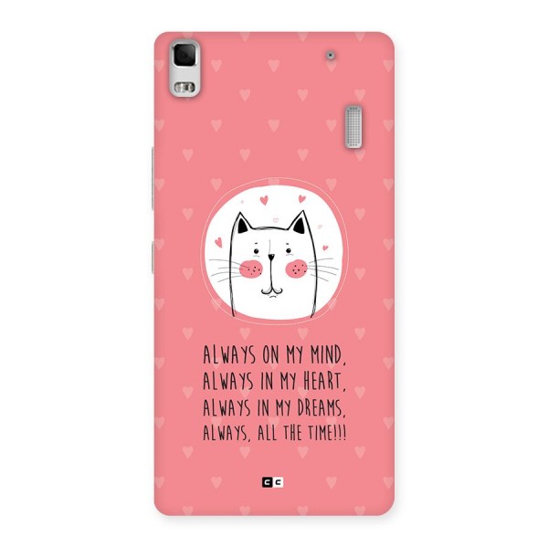 Always In Mind Back Case for Lenovo K3 Note