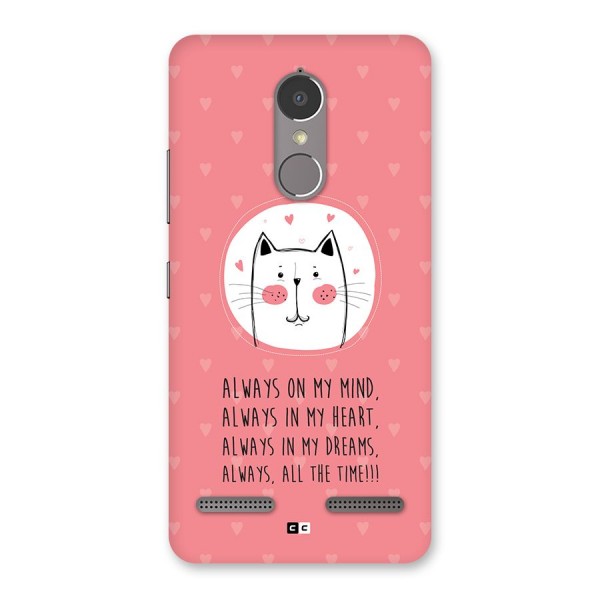 Always In Mind Back Case for Lenovo K6 Power