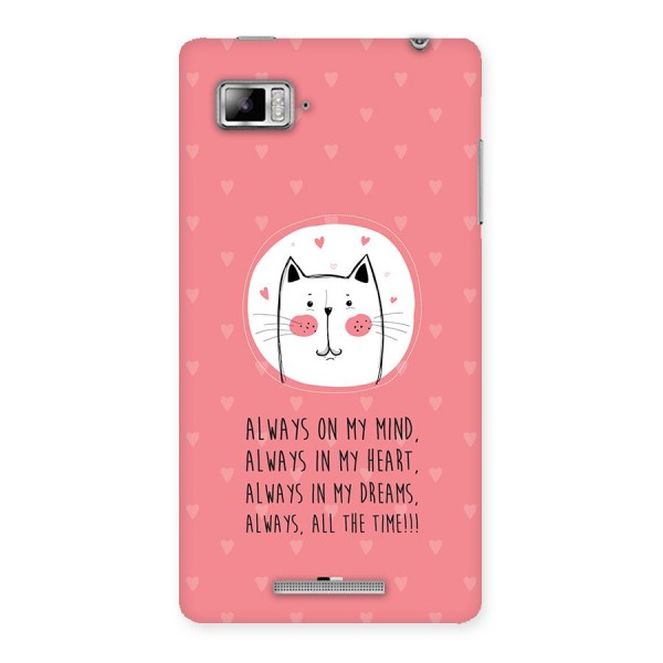 Always In Mind Back Case for Lenovo Vibe Z K910