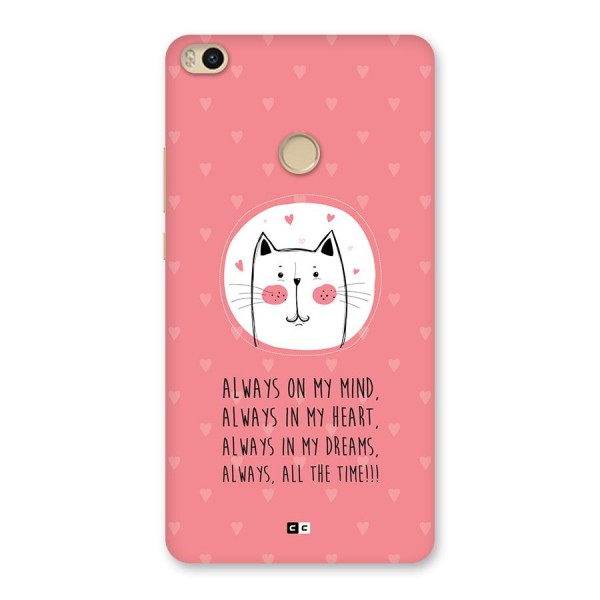 Always In Mind Back Case for Mi Max 2