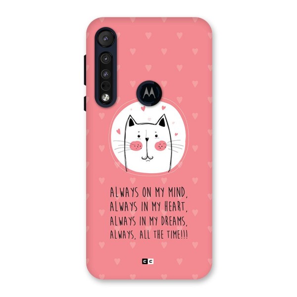 Always In Mind Back Case for Motorola One Macro