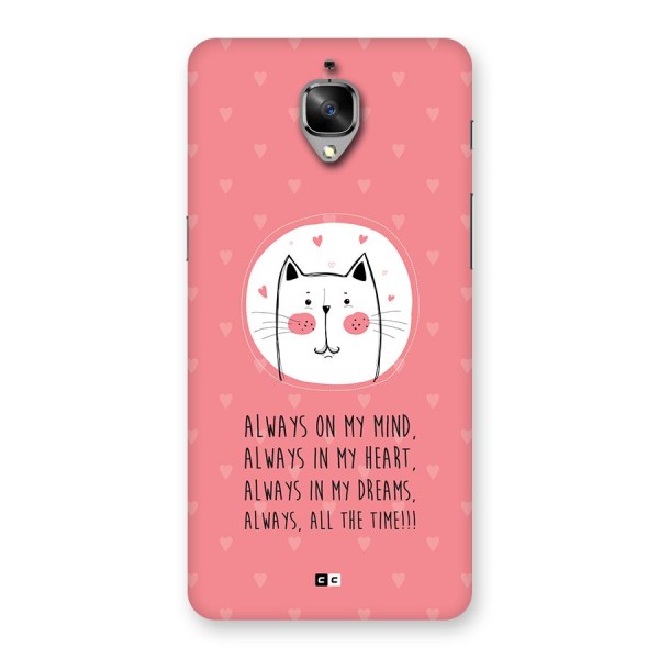 Always In Mind Back Case for OnePlus 3