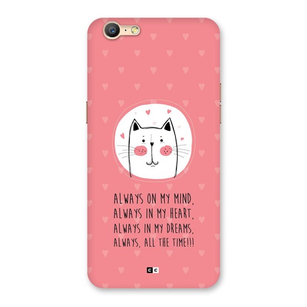 Always In Mind Back Case for Oppo A39