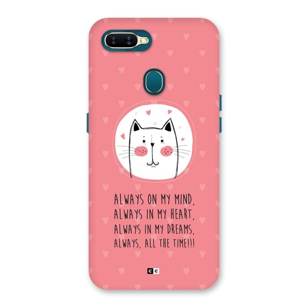 Always In Mind Back Case for Oppo A7