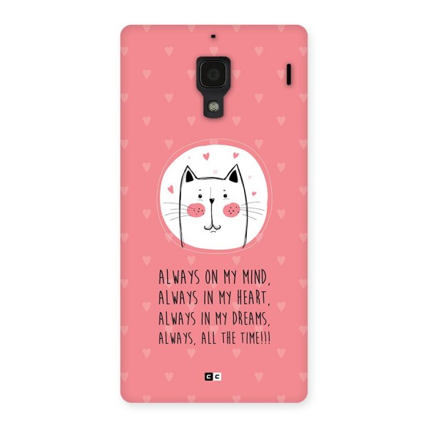 Always In Mind Back Case for Redmi 1s