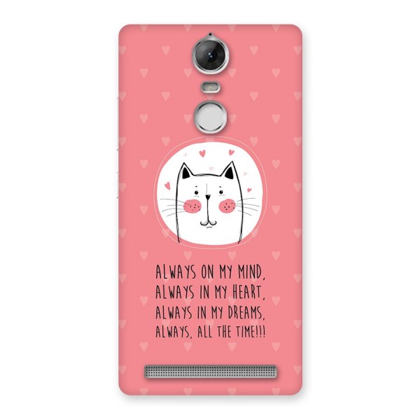 Always In Mind Back Case for Vibe K5 Note