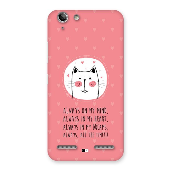 Always In Mind Back Case for Vibe K5 Plus