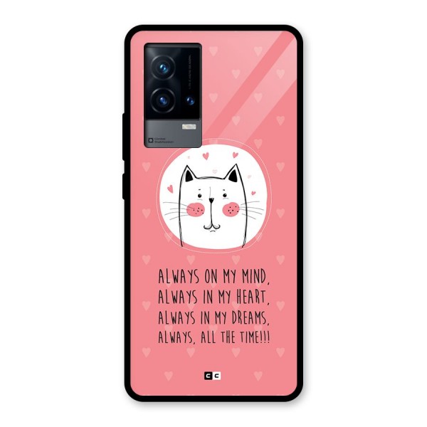Always In Mind Glass Back Case for iQOO 9 5G