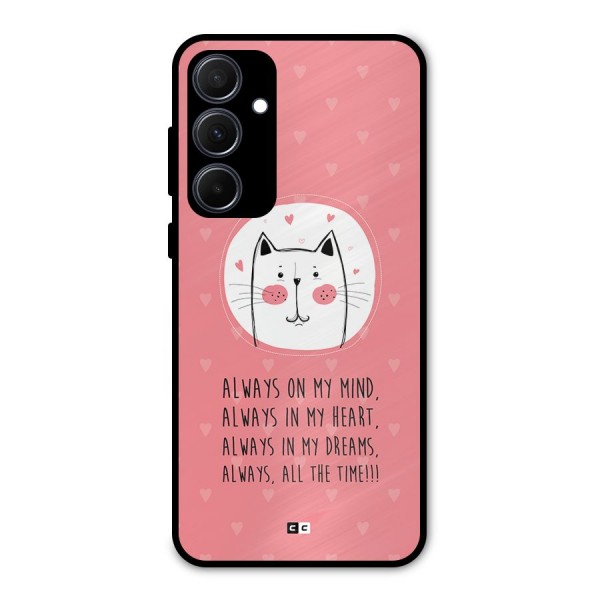 Always In Mind Metal Back Case for Galaxy A35