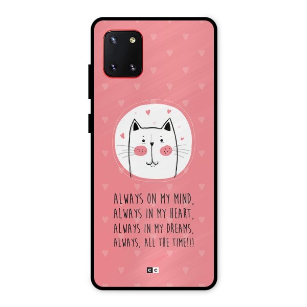 Always In Mind Metal Back Case for Galaxy Note 10 Lite