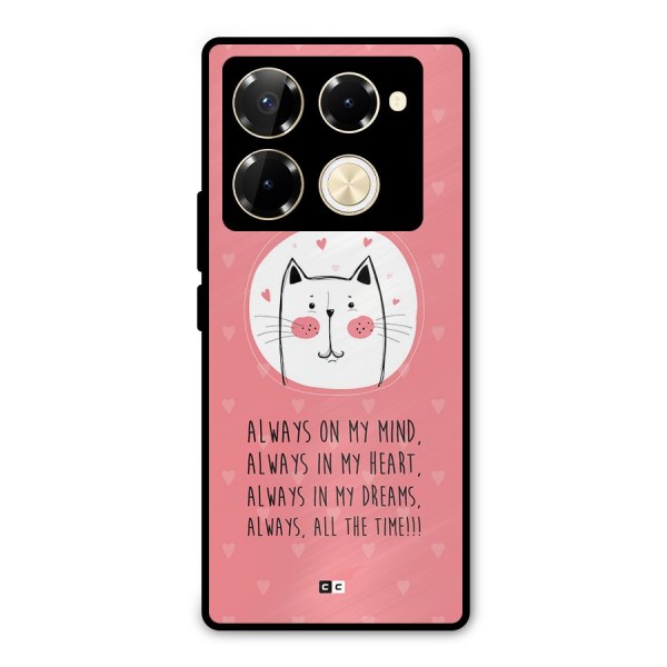 Always In Mind Metal Back Case for Infinix Note 40 Pro Plus