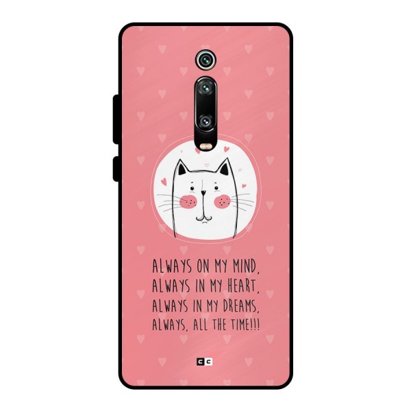 Always In Mind Metal Back Case for Redmi K20 Pro
