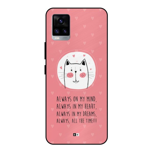 Always In Mind Metal Back Case for Vivo V20