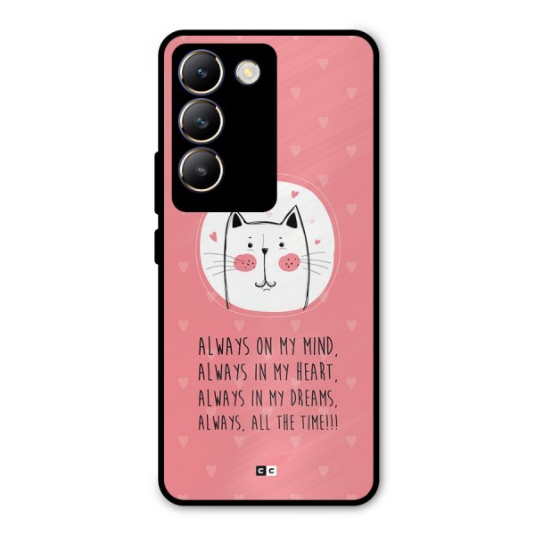 Always In Mind Metal Back Case for Vivo Y200e
