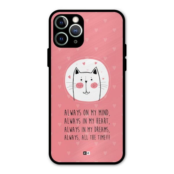 Always In Mind Metal Back Case for iPhone 11 Pro Max