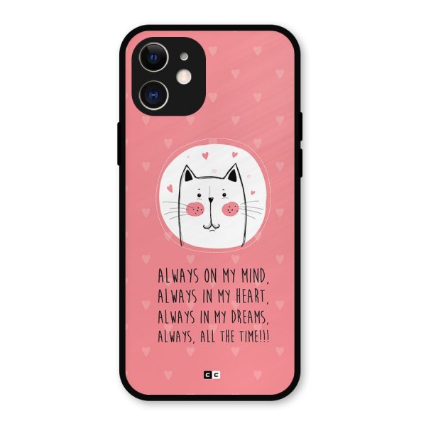 Always In Mind Metal Back Case for iPhone 12