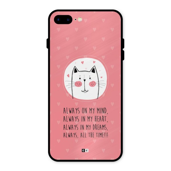 Always In Mind Metal Back Case for iPhone 7 Plus