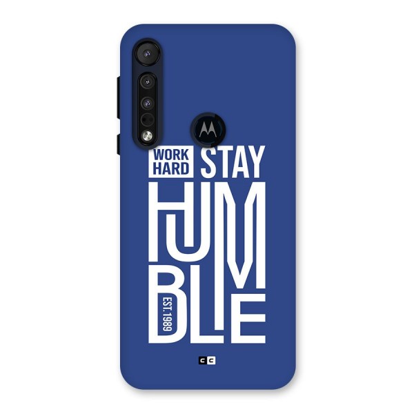 Always Stay Humble Back Case for Motorola One Macro