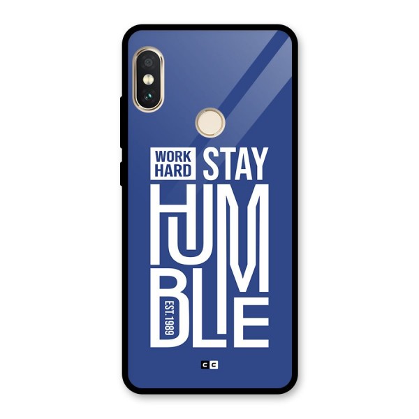 Always Stay Humble Glass Back Case for Redmi Note 5 Pro