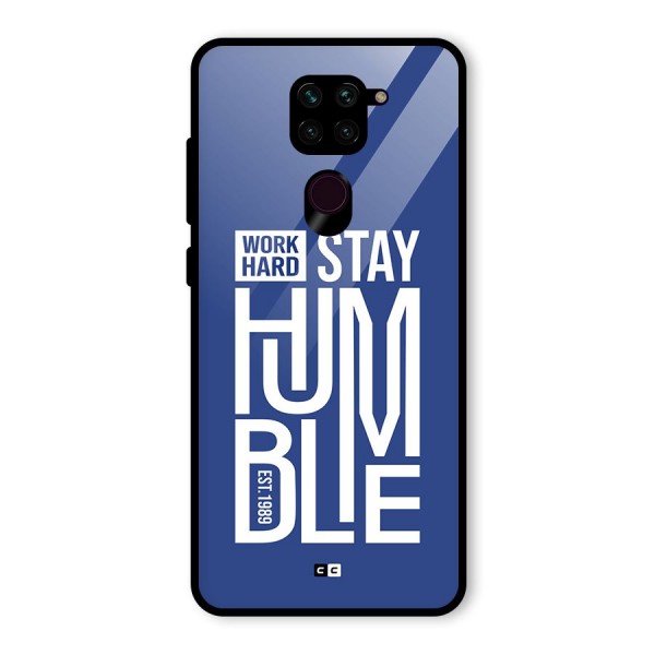 Always Stay Humble Glass Back Case for Redmi Note 9