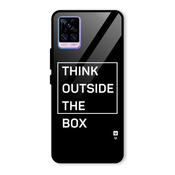 Always Think Outside Glass Back Case for Vivo V20 Pro