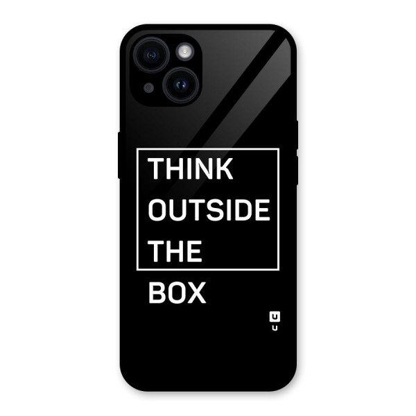 Always Think Outside Glass Back Case for iPhone 14