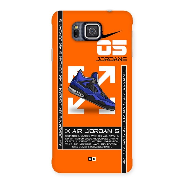 Amazing Air Shoes Back Case for Galaxy Alpha