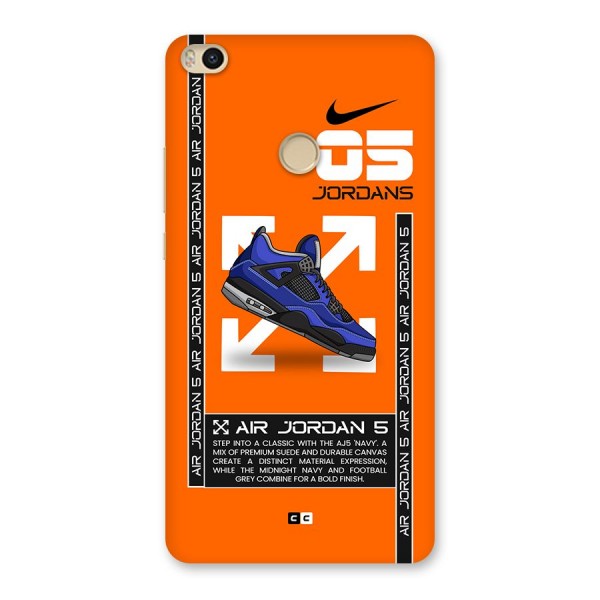 Amazing Air Shoes Back Case for Mi Max 2