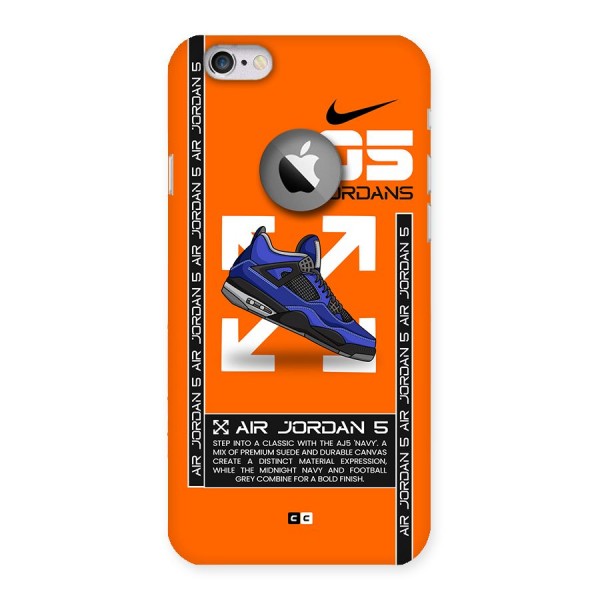 Amazing Air Shoes Back Case for iPhone 6 Logo Cut