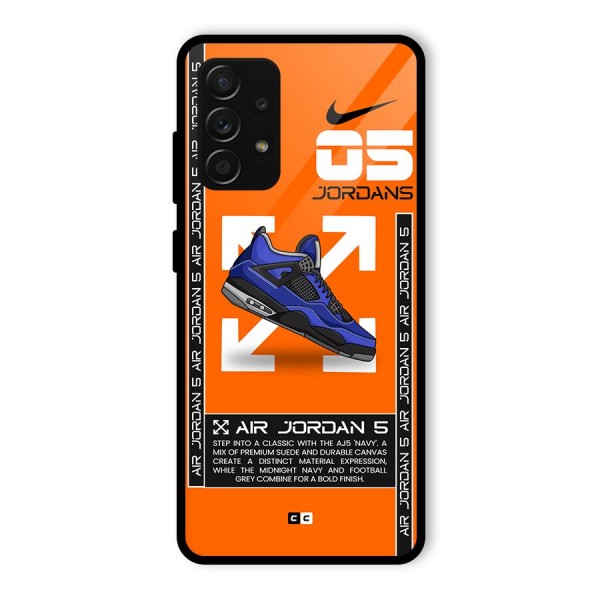 Amazing Air Shoes Glass Back Case for Galaxy A53 5G