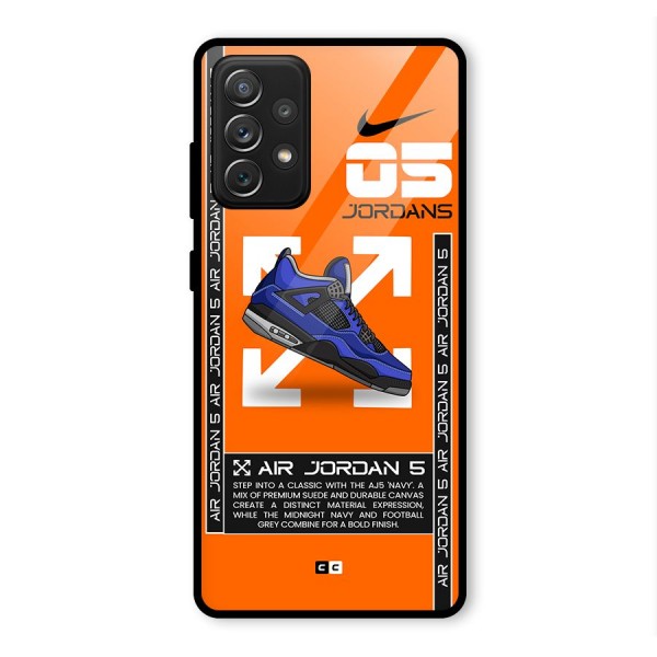 Amazing Air Shoes Glass Back Case for Galaxy A72