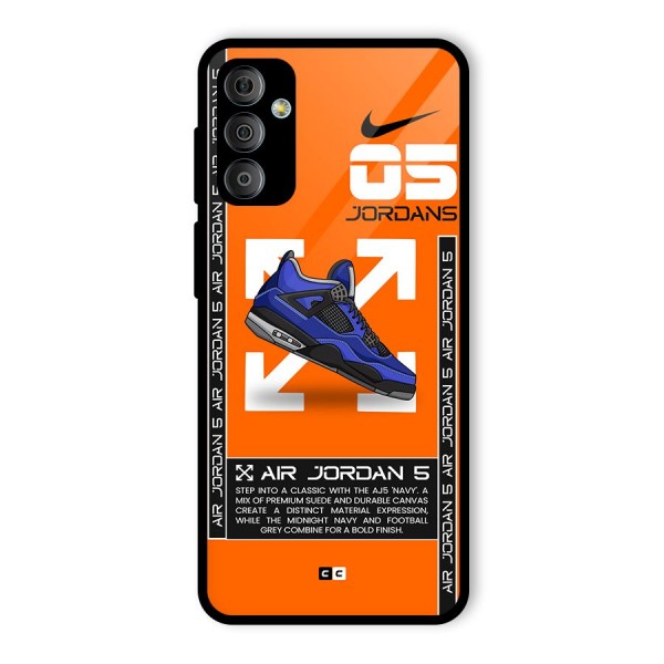 Amazing Air Shoes Glass Back Case for Galaxy F23