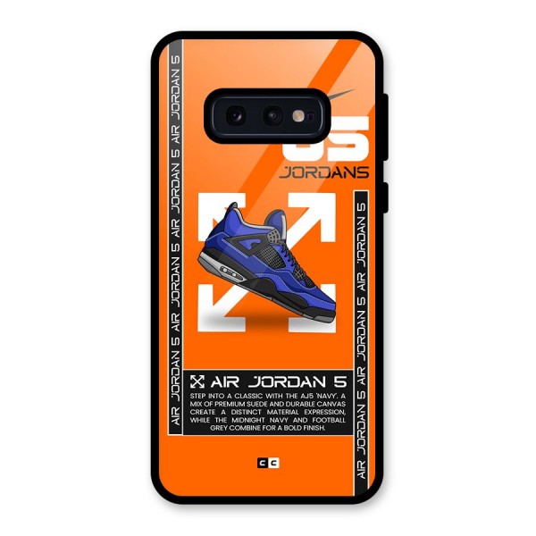 Amazing Air Shoes Glass Back Case for Galaxy S10e