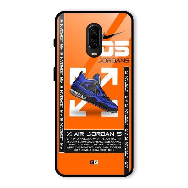 Amazing Air Shoes Glass Back Case for OnePlus 6T