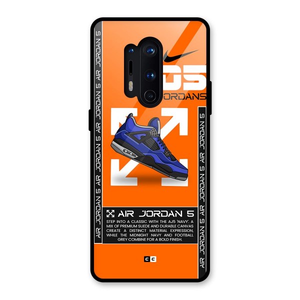 Amazing Air Shoes Glass Back Case for OnePlus 8 Pro