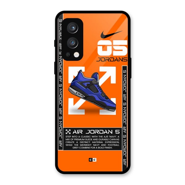 Amazing Air Shoes Glass Back Case for OnePlus Nord 2 5G